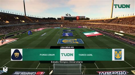 Pumas Vs Tigres Liga Mx Gameplay Pes Youtube