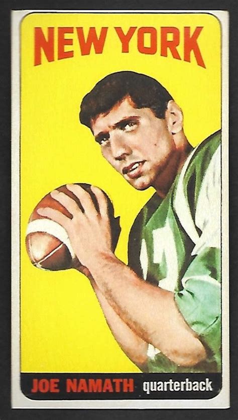 Topps Joe Namath Rookie New York Jets Vintage Look