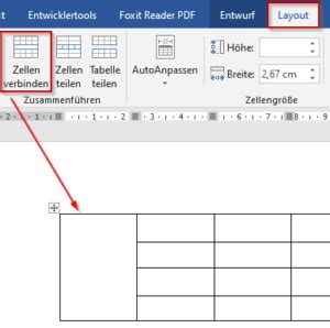 Word Tabelle Erstellen Und Bearbeiten Office Lernen Seite Von