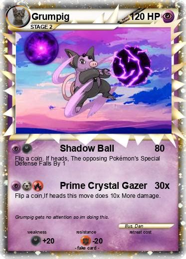 Pokémon Grumpig 21 21 - Shadow Ball - My Pokemon Card