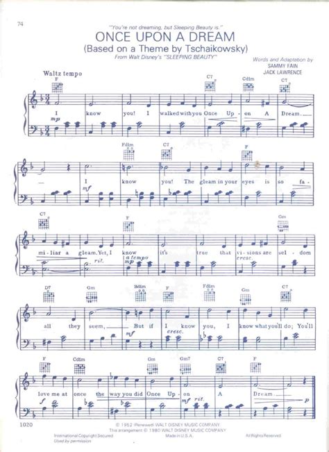 Disney Once Upon A Dream Clarinet Sheet Music Music Chords Easy Piano Sheet Music