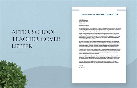 Teacher Cover Letter Templates In Word Free Download