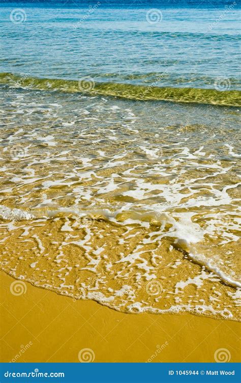 yellow beach stock photo image  ocean waves leisure