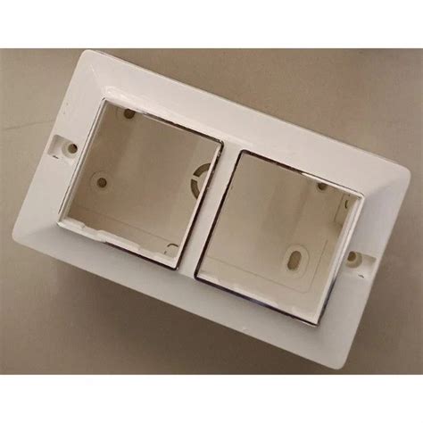 Powder Coated 2M PVC Electrical Gang Box White At Rs 40 Piece In