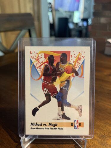 Mavin 1991 Skybox Basketball Michael Jordan Vs Magic Johnson 333