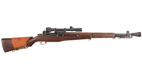 U.S. Springfield M1C Garand Sniper Rifle with M84 Scope | Rock Island ...