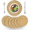 Amazon Sizes Barien Woven Placemats Round Set