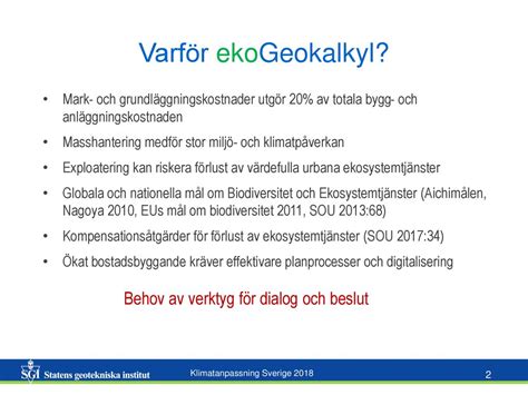 ekoGeokalkyl för bedömning och visualisering av ppt ladda ner