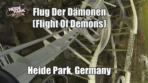 Flug Der D Monen Pov Heide Park Resort Youtube