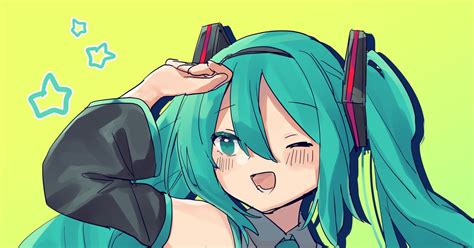 初音ミク 39 いちさきおすしのイラスト Pixiv