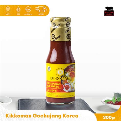 Jual Kikkoman Gochujang Sauce Saus Pedas Ala Korea Halal 300 Gr