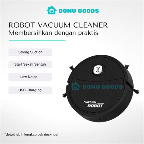 Jual DM 021 Robot Vacuum Cleaner Smart Swepping Robot Sapu