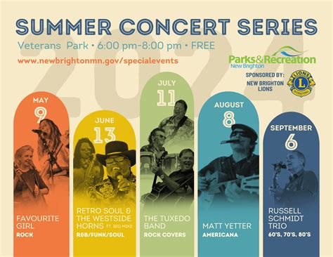 Calendar • Summer Concert Series