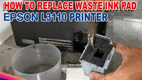 How To Replace Waste Ink Pad Epson L Printer Youtube