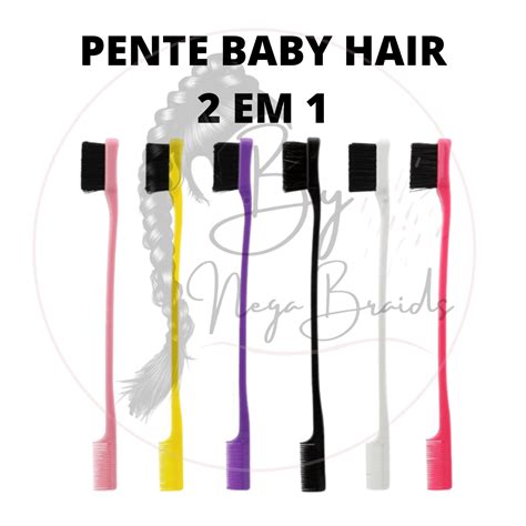 Pente Baby Hair Em Pente Borda Pente De Cabelo Multifuncional