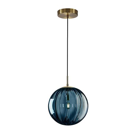 Snapklik Kco Lighting Modern Light Globe Pendant Light Blue