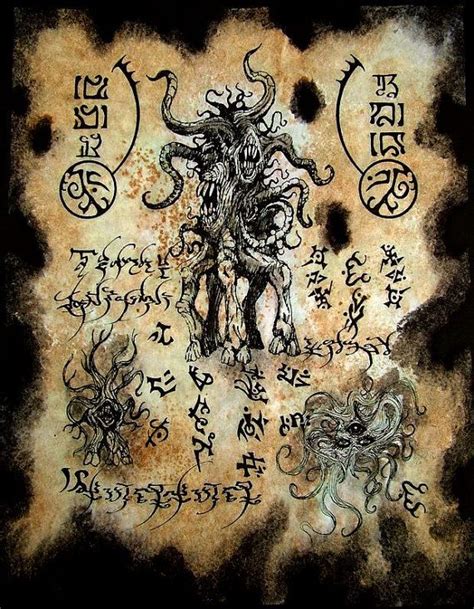 Cthulhu Larp Shub Niggurath Rituals Necronomicon Demon Occult Dark Art