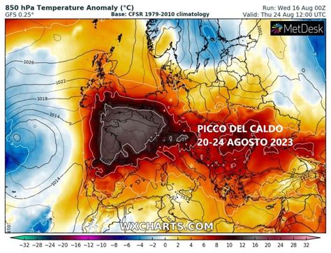 Meteo In Arrivo L Ondata Di Caldo Con Possibili Temperature Record