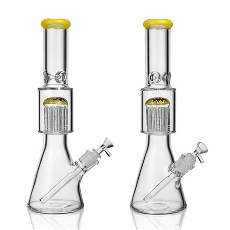 Sirui Stylish Glass Beaker Water Pipe Smoking Glass Usa Color Glass Water Pipe Wig Wag Tree Perc