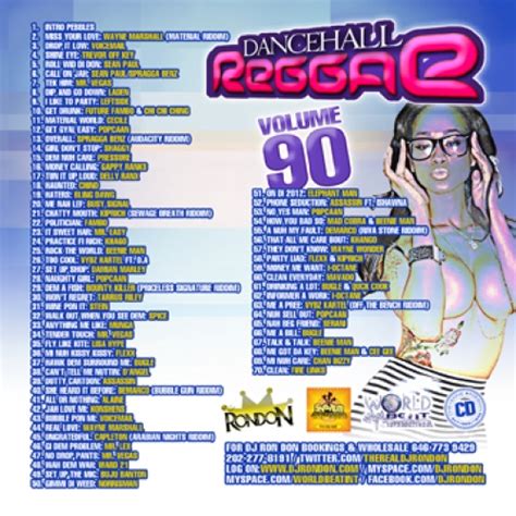 DJ RONDON - DANCEHALL REGGAE VOL 90 | REGGAETAPESHOP