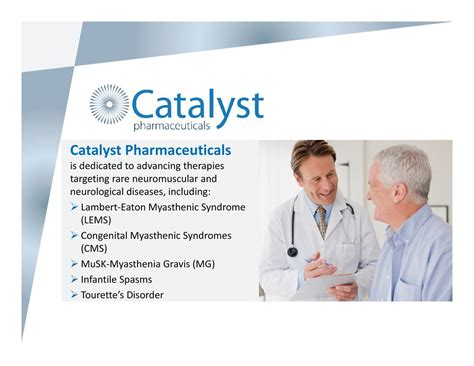 Catalyst Pharmaceuticals Cprx Presents At 29th Annual Roth Conference