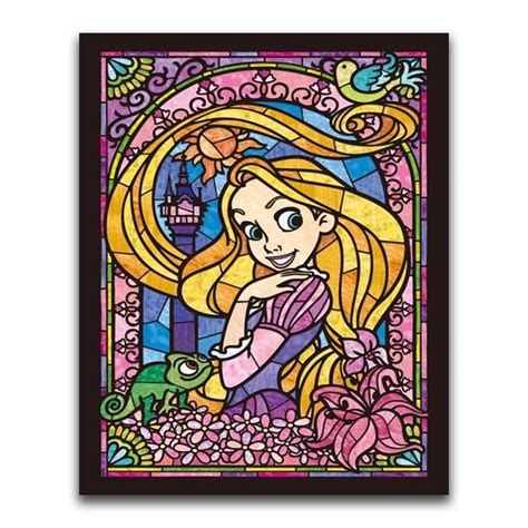 Disney Princess Aurora Stained Glass Art Print