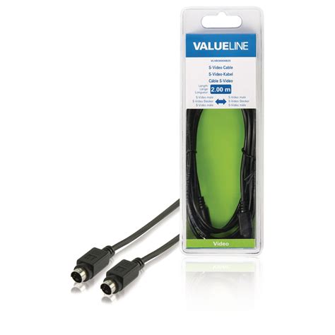 S-Video-Kabel S-Video male - S-Video male 2.00 m Schwarz, 3,55