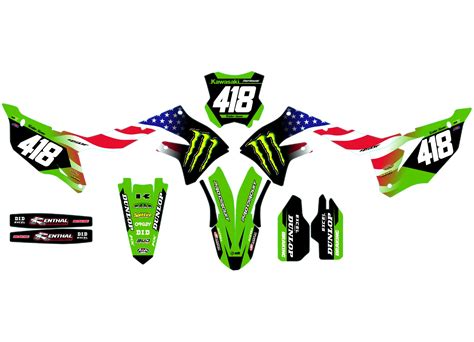 Kit D Co Kawasaki Kxf Usa Kitdeco Moto Fr