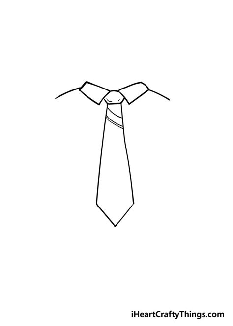 Tie Drawing How To Draw A Tie Step By Step