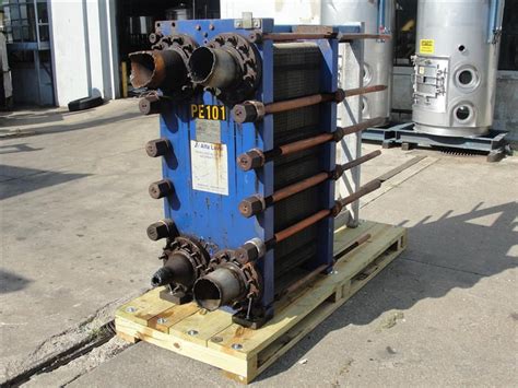 Sq Ft Alfa Laval Mk Bwfd Plate Type Heat Exchanger Mawp