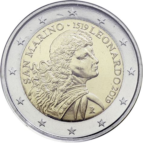 San Marino Euro Todestag Leonardo Da Vinci