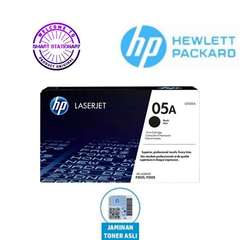 Jual HP 05A Black Original Laserjet Toner Cartridge CE505A Shopee