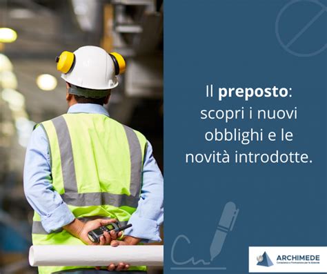 Il preposto alla sicurezza scopri le novità introdotte dal D L n 146