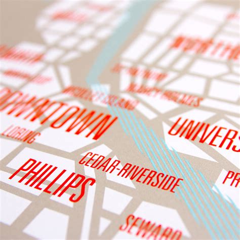 Minneapolis Neighborhoods Map - These Are Things - Touch of Modern