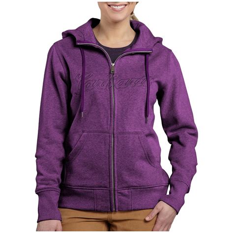 Womens Carhartt® Clarksburg Full Zip Hooded Sweatshirt 427575 At