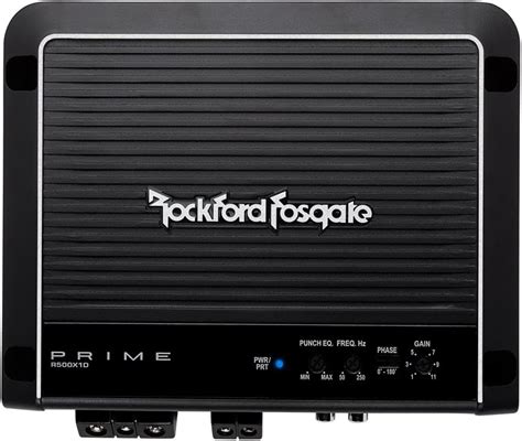 Amplificador De Canal Prime De Rockford Fosgate Clase D Negro