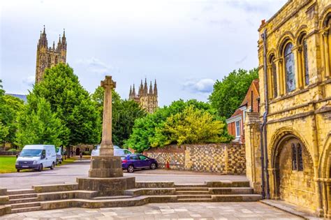 Canterbury Cathedral Historical Precincts United Kingdom Editorial