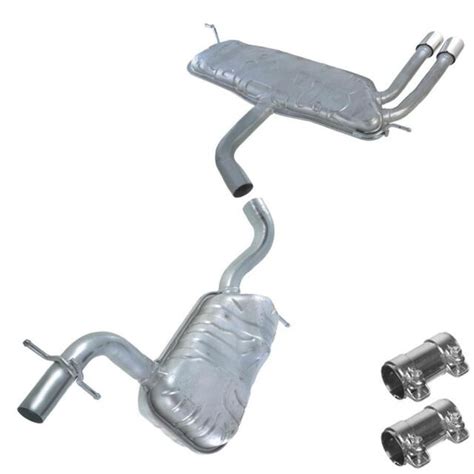 Resonator Pipe Muffler Exhaust System Kit Fits Vw Eos L