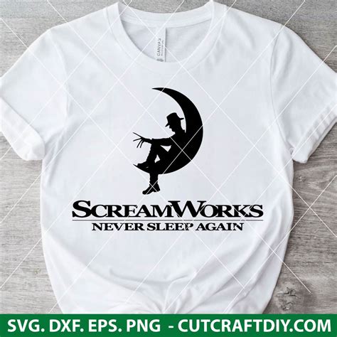 Freddy Krueger SVG Halloween SVG Scream Works Never Sleep Again SVG