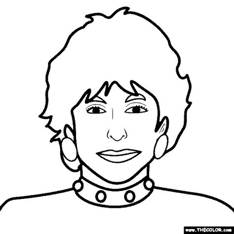 Rita Moreno Coloring Page