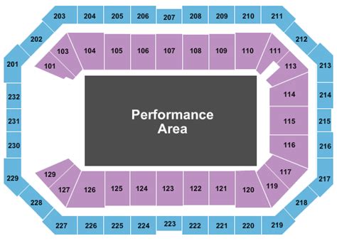 Dickies Arena Seating Chart & Maps - Ft Worth