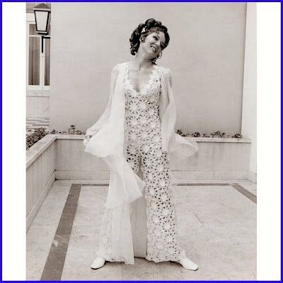 House Of Ollichon Loves Diana Rigg Wearing A Lace Jumpsuit In