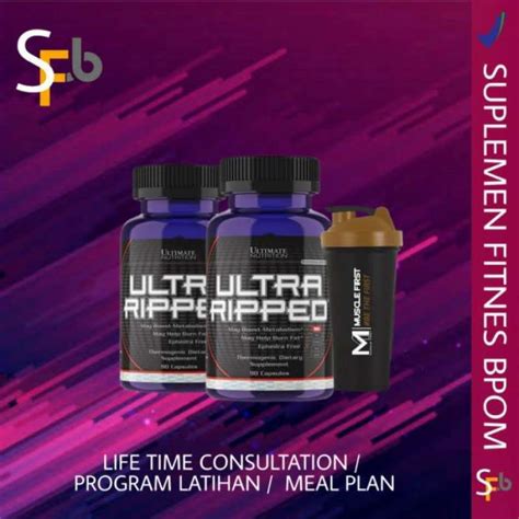 Jual Promo Ultimate Nutrition Ultra Ripped 90 Capsule Tabs Pembakar