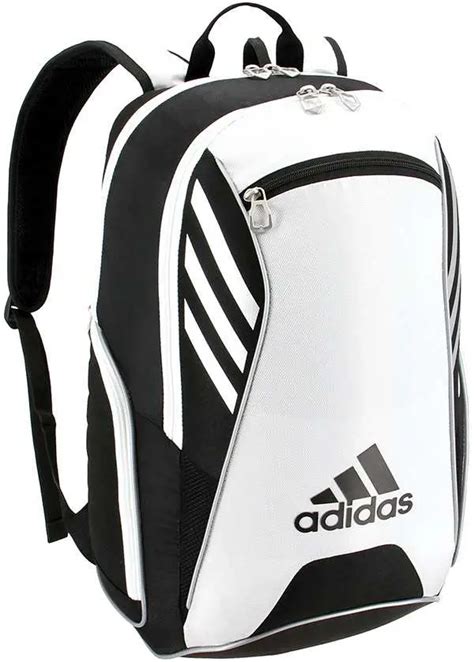 Adidas Tour Tennis Racquet Backpack Blackwhitesilver