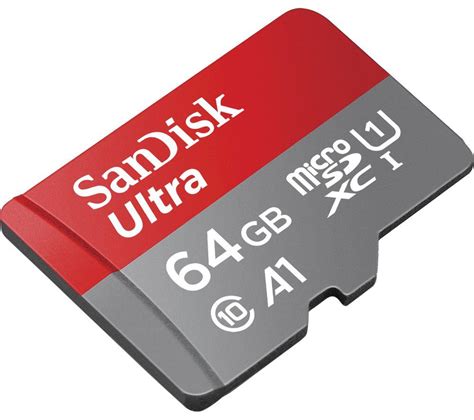 SANDISK Ultra MicroSDXC Class 10 Memory Card 64 GB