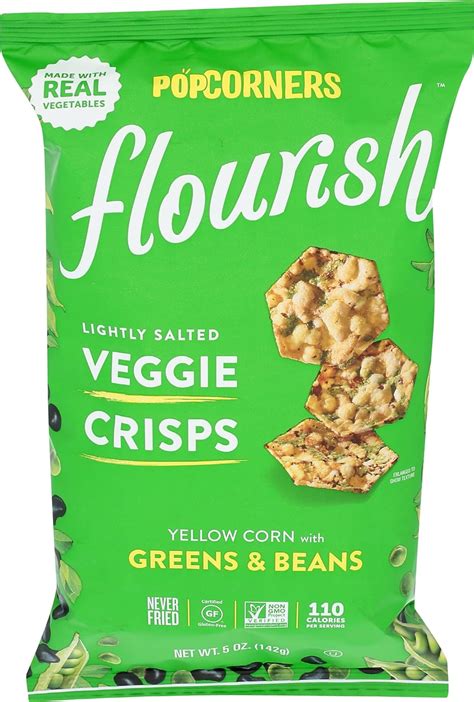 Popcorners Flourish Greens And Beans Veggie Crisps 5 Oz