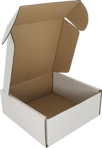 White Plain Corrugated Box At Rs 5 Piece Corrugated And Carton Box In