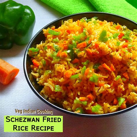 Veg Indian Cooking Veg Schezwan Fried Rice