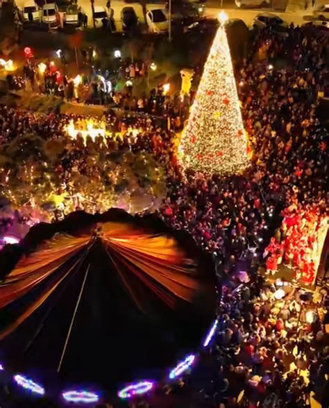 Video Dhjetori I Festave N Sarand Pamje Magjike Nga Ndezja E