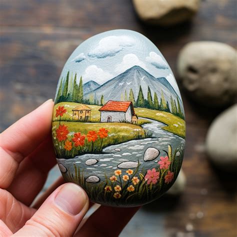 33 Inspirational Ideas For Rock Painting Landscapes In The Playroom